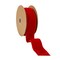 LaRibbons 2 1/2" Wired Premium Velvet Ribbon w/ Tissue Back | 10 Yard Roll